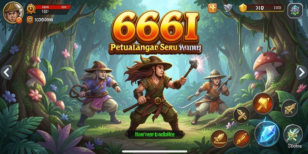 Gameplay seru di dunia petualangan 666I.