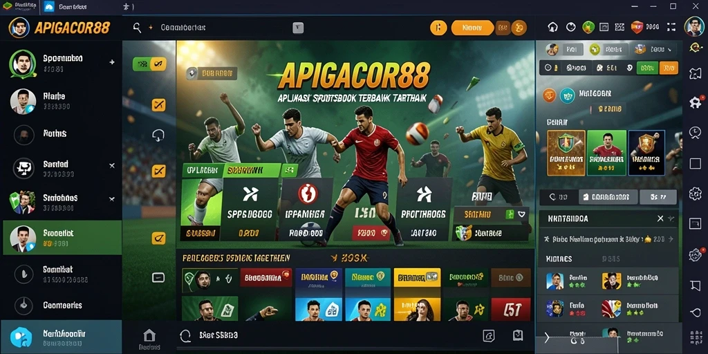Tampilan gameplay APIGACOR88 dengan fitur taruhan menarik.