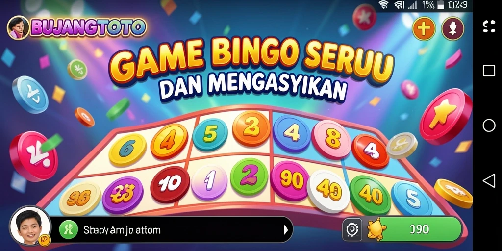 Screenshot gameplay seru BUJANGTOTO dengan tampilan Bingo yang menarik.