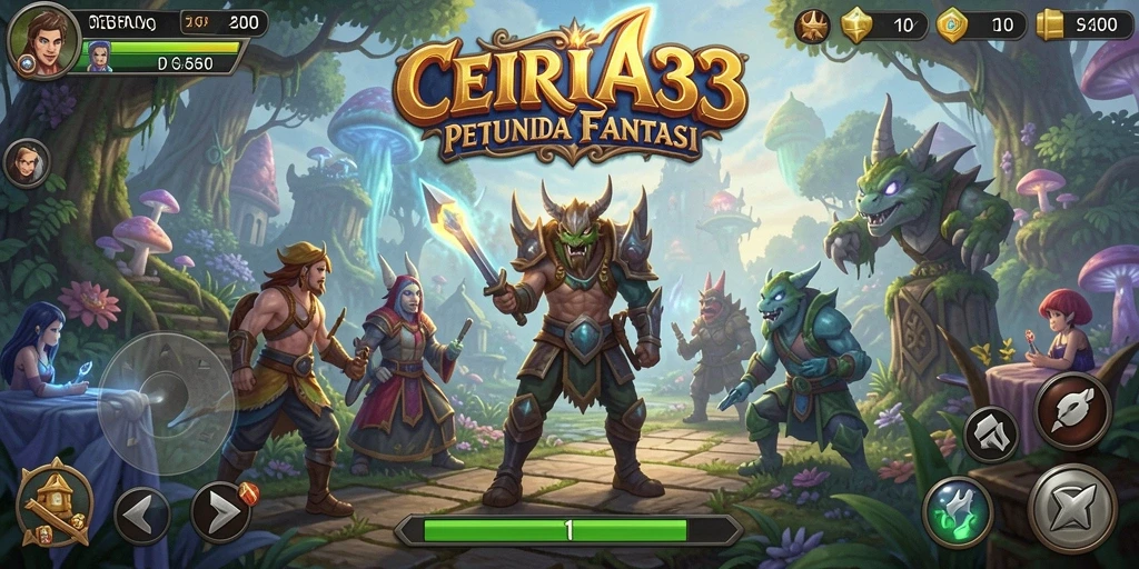 Tampilan gameplay CERIA33 yang menakjubkan dan penuh petualangan.