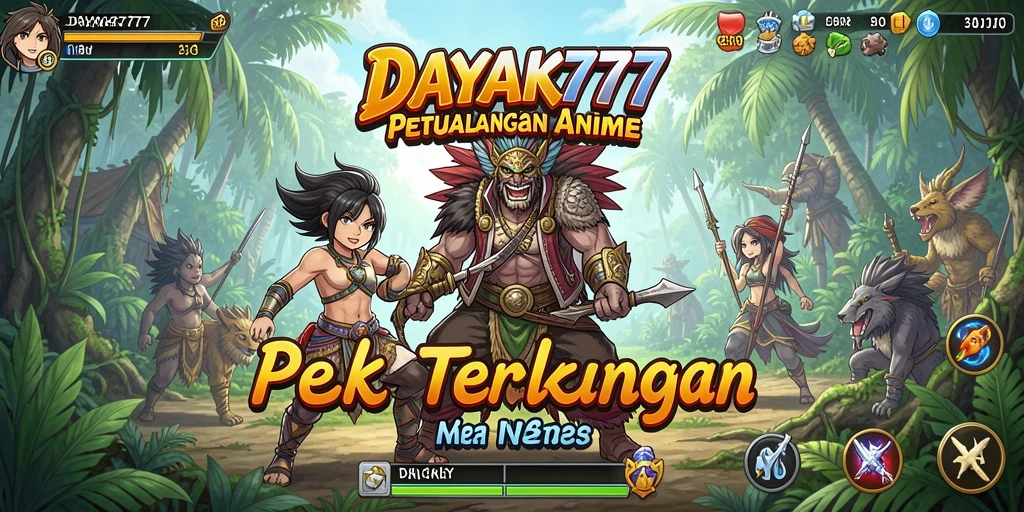 Screenshot utama DAYAK777 yang menampilkan aksi seru dalam game Anime.