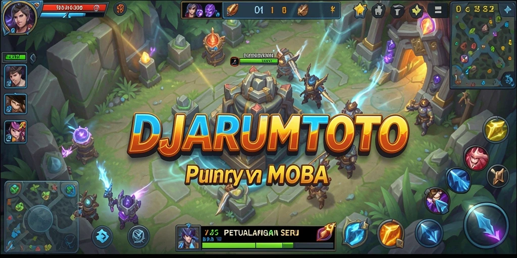 Gameplay seru di DJARUMTOTO dengan pertarungan strategis.