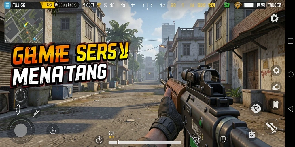 Gameplay FUJI66 dalam aksi penuh tembakan dan strategi.