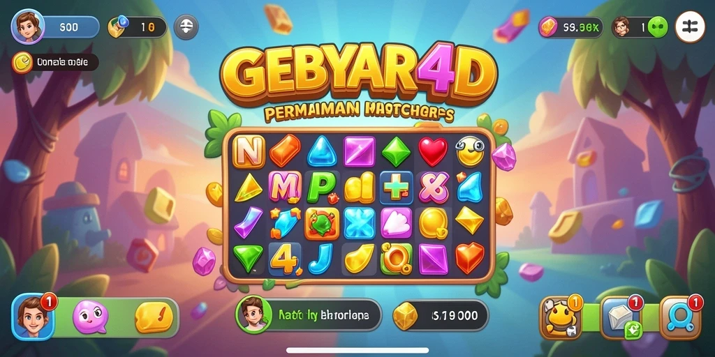 Tangkap momen seru dalam gameplay GEBYAR4D yang penuh warna.