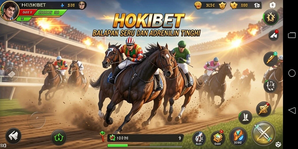 Tampilan gameplay HOKIBET yang seru dan menantang.