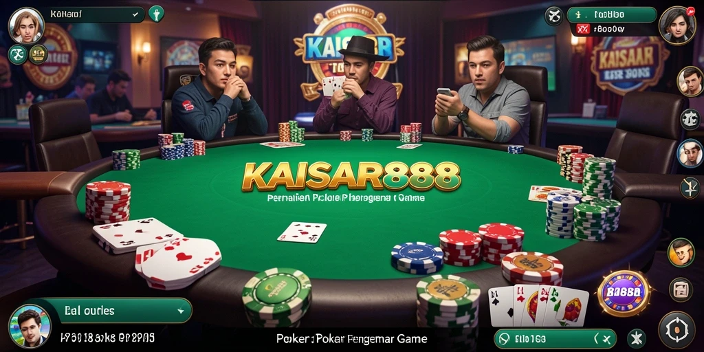 Tampilan screenshot KAISAR888 dengan gameplay Poker yang menarik.
