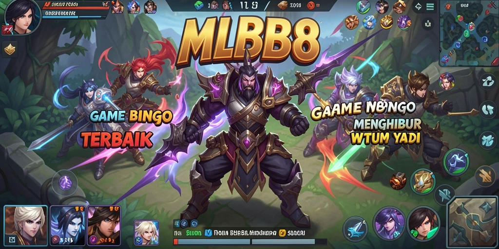 Tampilan gameplay MLBB8 yang seru dalam permainan Bingo.