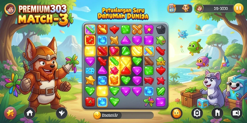 Tampilan menarik dari gameplay PREMIUM303 yang seru dan menantang.