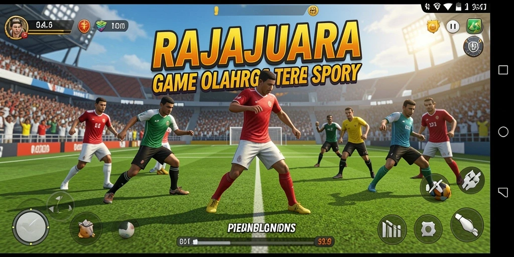 Tampilan gameplay yang mendebarkan di RAJAJUARA.